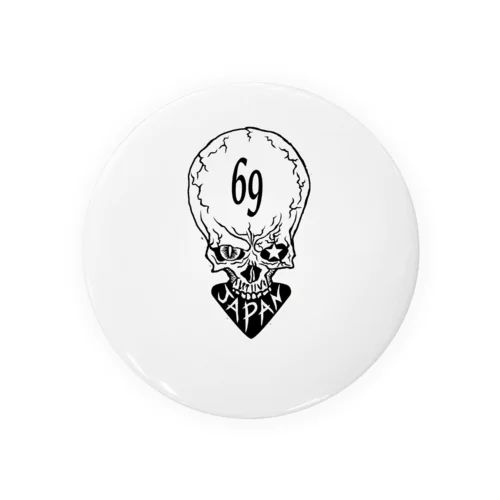 skullrock Tin Badge