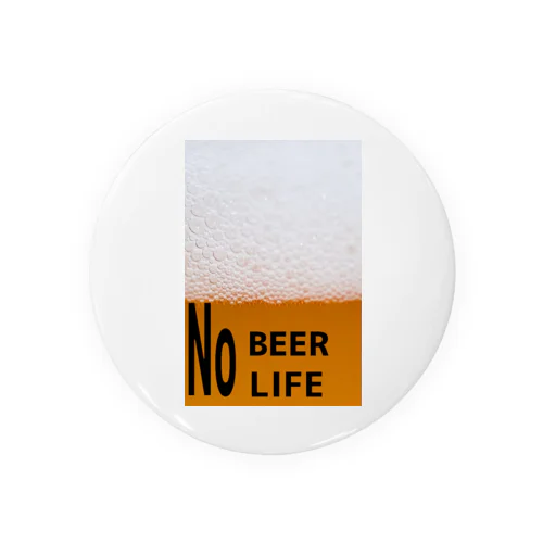 No BEER No LIFE 缶バッジ