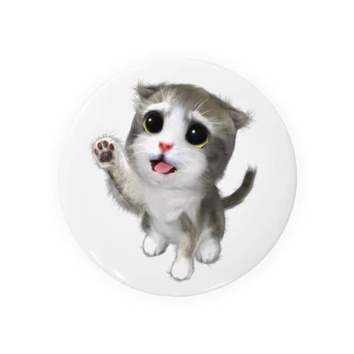 もふ猫もふう（おかえり） Tin Badge