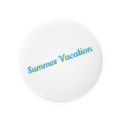 Summer Vacation 2 Tin Badge