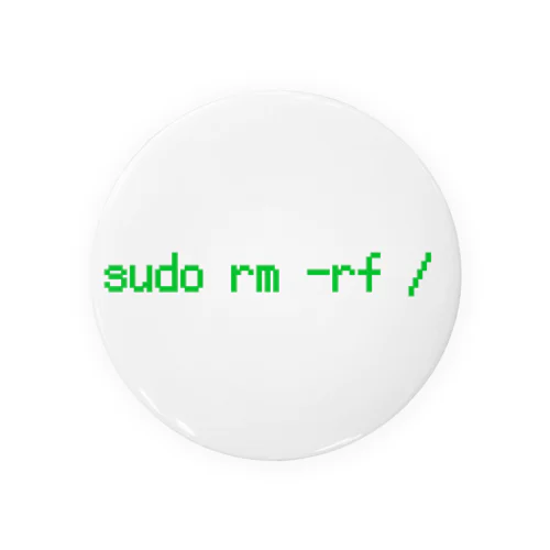 sudoさん Tin Badge