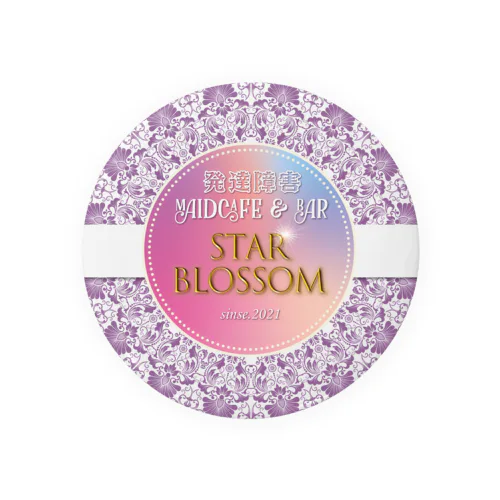 発達障害メイド喫茶&Barスターブロッサムofficialgoods Tin Badge