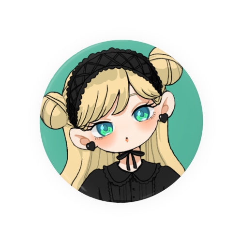 mecha kawaii girl #10 Tin Badge