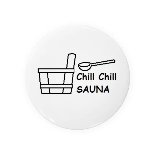 Chill Chill SAUNA グッズ 缶バッジ