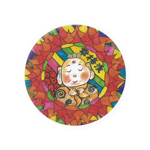 マッキーアート（お地蔵）幸ちゃん Tin Badge