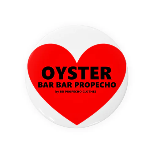 LOVE OYSTER LOGO Tin Badge