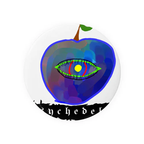 サイケデリックアップル(Psychedelic apple) Tin Badge