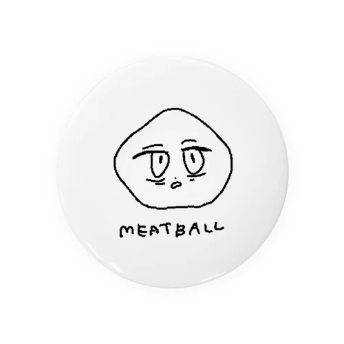 meatball Tin Badge