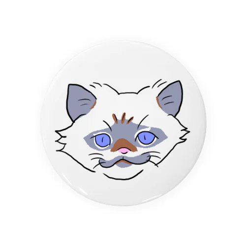 おすましねこ Tin Badge