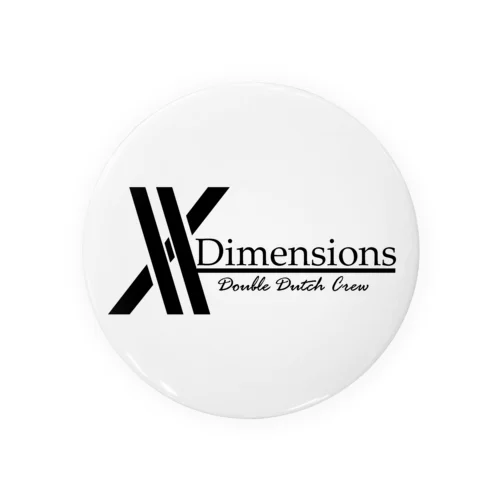 X-Dimensions logo Tin Badge