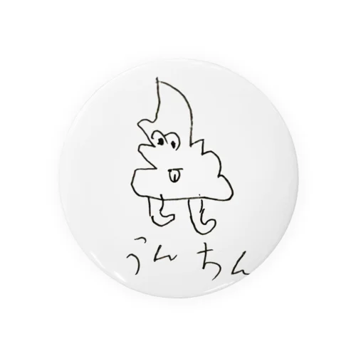 うんちん Tin Badge