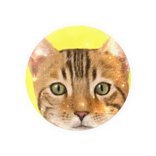 ねこ【顔】 Tin Badge