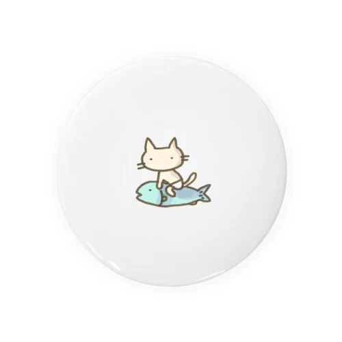 【ワンポイント】パンツねこ移動中 Tin Badge