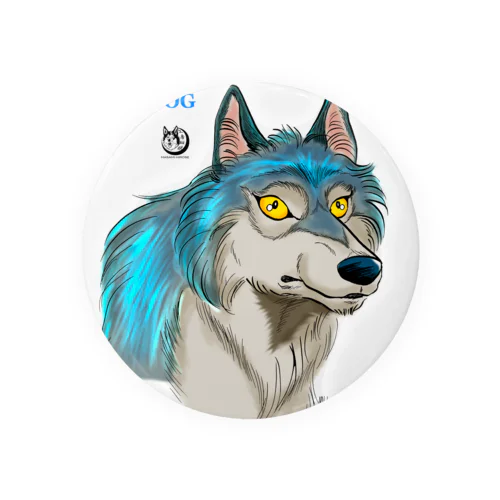 wolfdogA Tin Badge