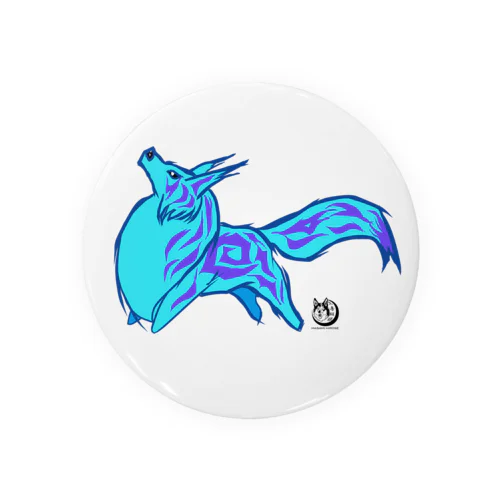 青い幻獣 Tin Badge