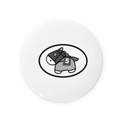 ビッグチャンスくん（黒文字） Tin Badge