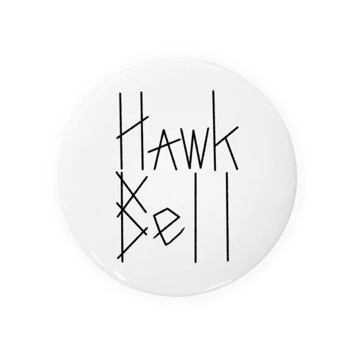 Hawk Bell Logo Black 缶バッジ