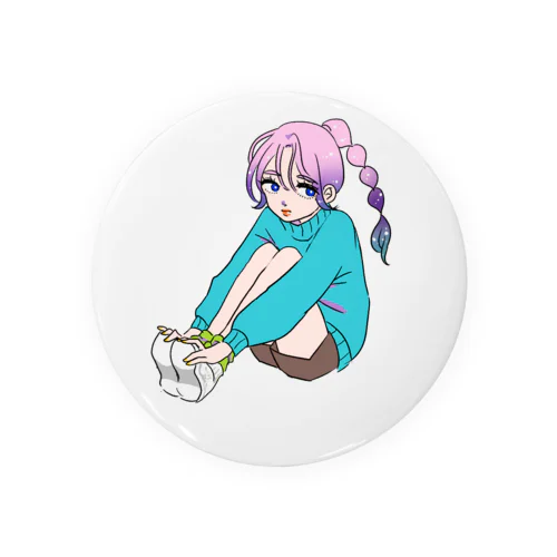 エモ女子シリーズ Tin Badge