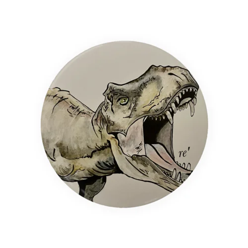 ティラノサウルス Tin Badge