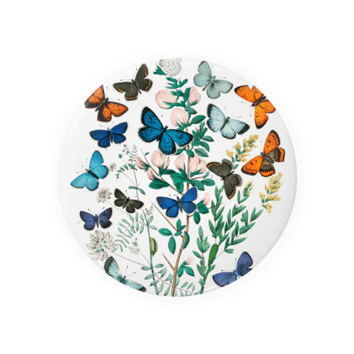 butterfly Tin Badge