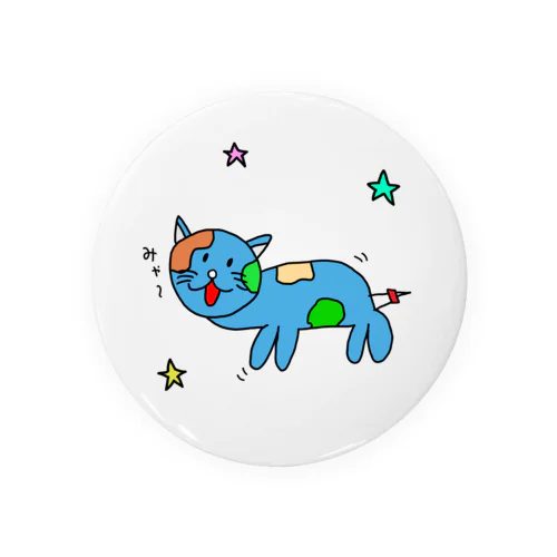 ちきゅうねこ Tin Badge