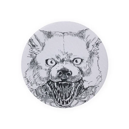 metal doggo Tin Badge