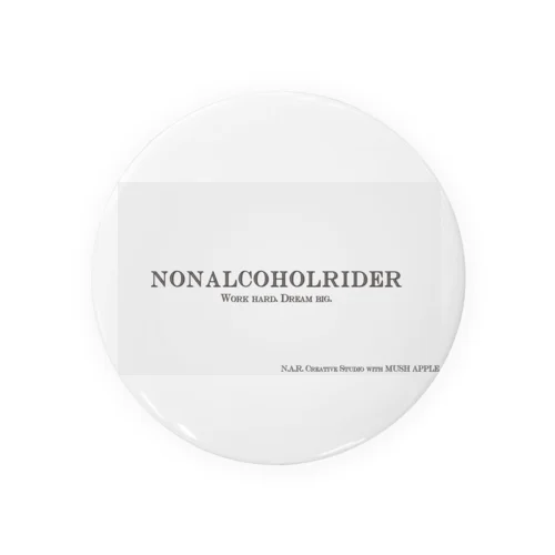 NONALCOHOLRIDER simple 缶バッジ