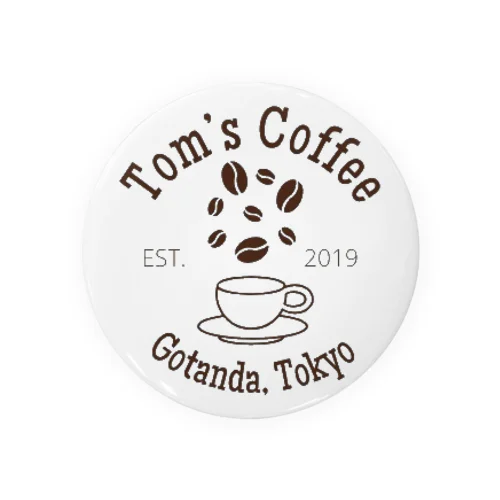 Tom’s Coffee 缶バッジ