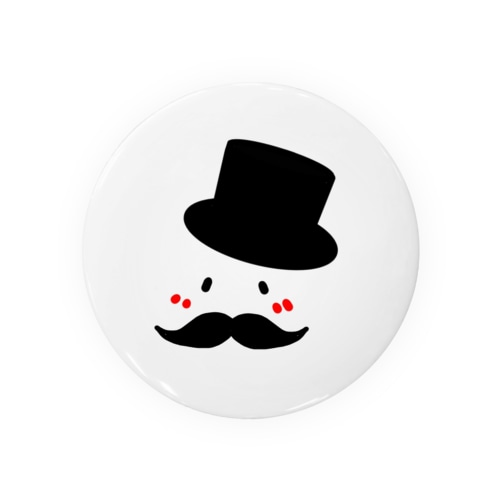 ひげのおじさん Tin Badge