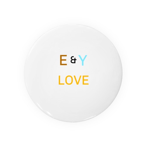 E&Y LOVE Tin Badge