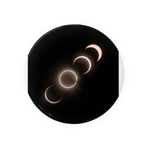 金環日食 - Annular Solar Eclipse - Tin Badge