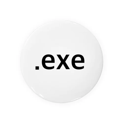拡張子シリーズ「.exe」 缶バッジ