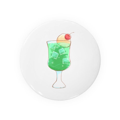 クリームソーダです Tin Badge