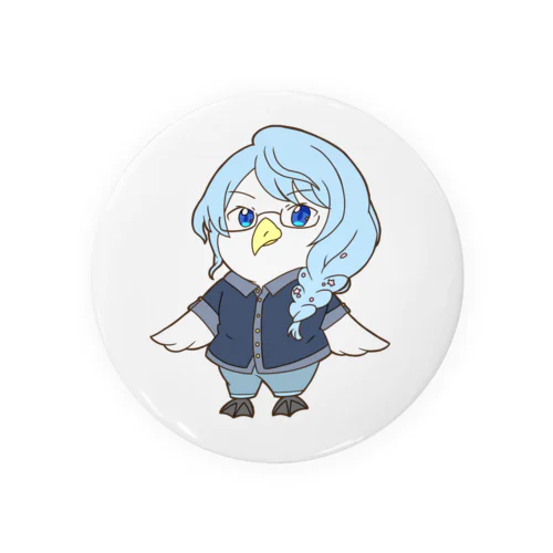 あおば (鳥) Tin Badge