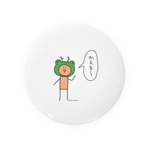 カエルシカくん Tin Badge