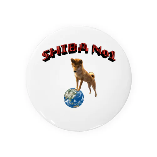 SHIBA  No1 Tin Badge