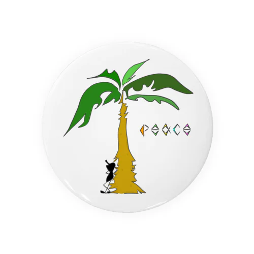 peace Tin Badge