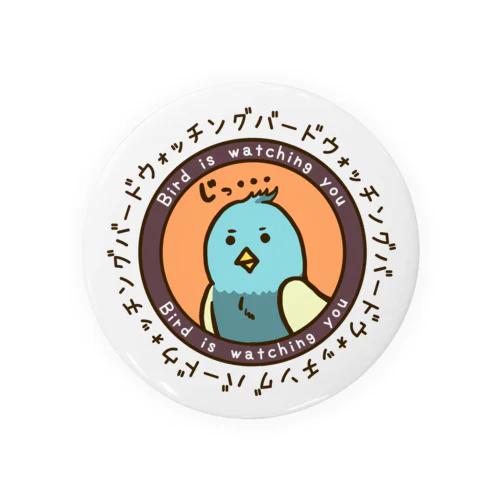 バードウォッチング Tin Badge