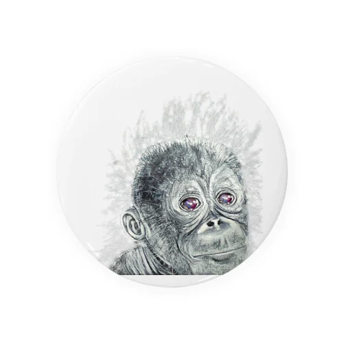 Orangutan Tin Badge