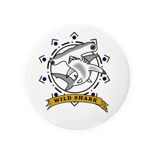 WILD SHARK  ハンマーヘッドシャーク Tin Badge