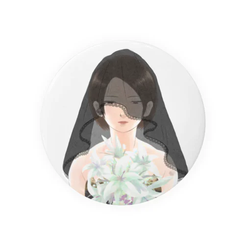 黒い花嫁 Tin Badge