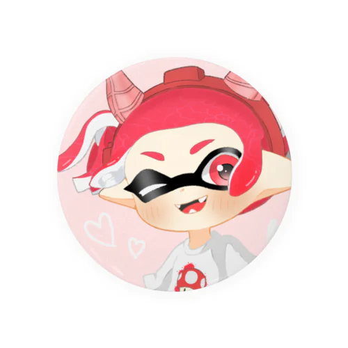 スプラトゥーン イカちゃん Tin Badge