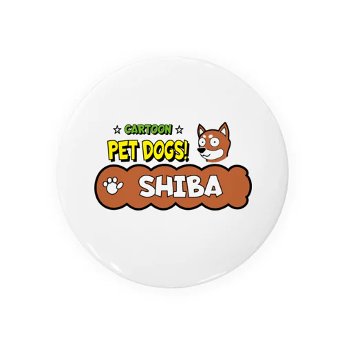 【205M】C･PETDOGS『Shiba』缶バッジ Tin Badge