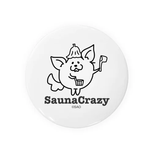 SAUNNERパピヤン缶バッジ Tin Badge