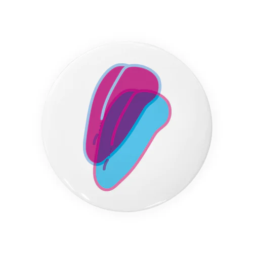 Tongue Tin Badge