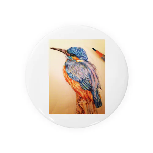 カワセミ Tin Badge