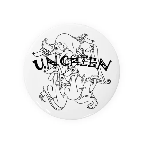 Un chien Tin Badge