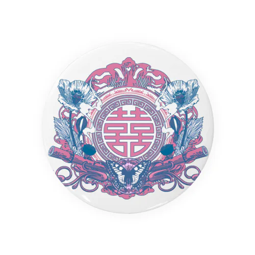 幻想阿片中華紋 Tin Badge