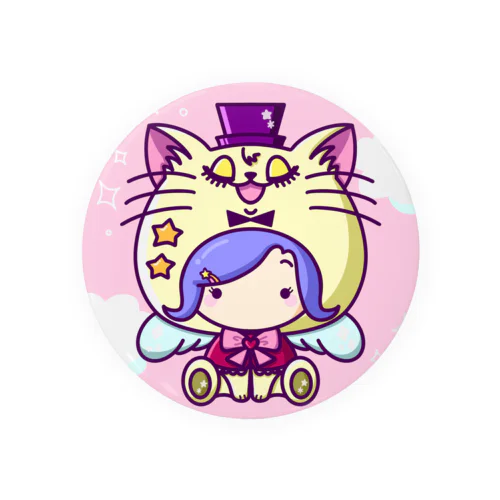 CryptoChibiisゆめかわ猫 Tin Badge