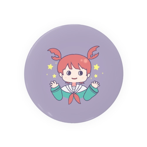 蟹座のカニちゃん Tin Badge
